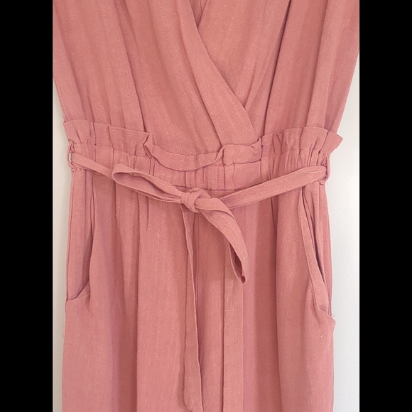 Monteau Pants & Jumpsuits Monteau Salmon Colored Jumpsuit Poshmark